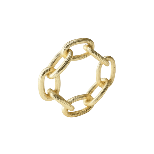 Chain Link Napkin Ring in Gold Set of 4 - Hosted by Kelly Gaudreau