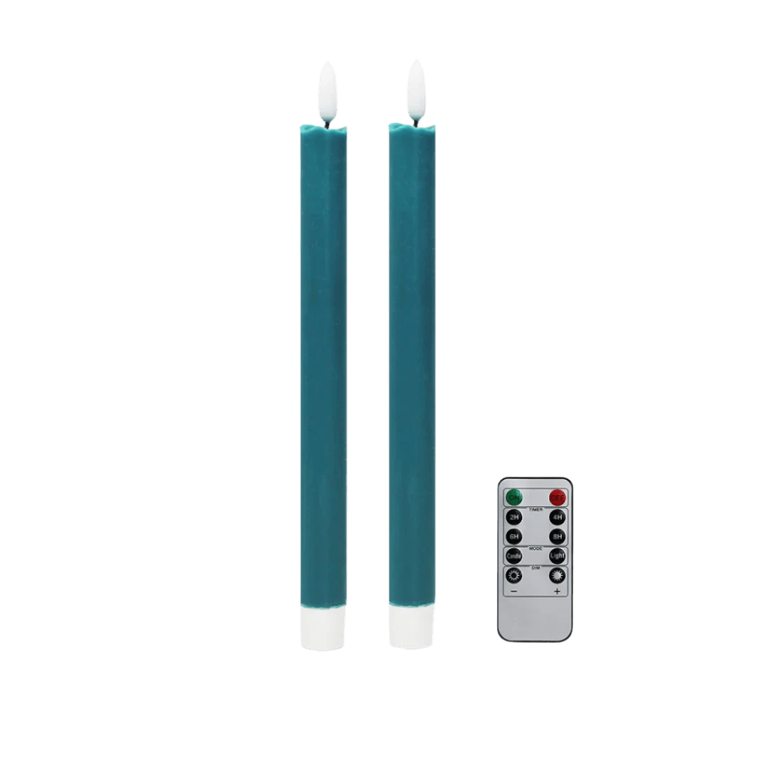 Chambray LED Candles - Set of 2 - Hosted by Kelly Gaudreau