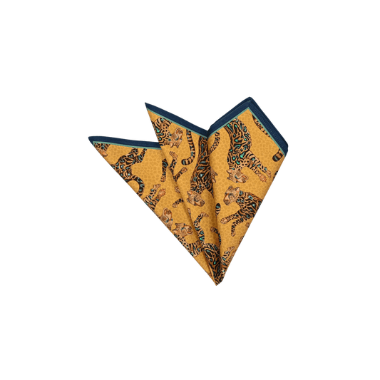 Cheetah Kings Napkins in Gold - Set of 2 - Hosted by Kelly Gaudreau