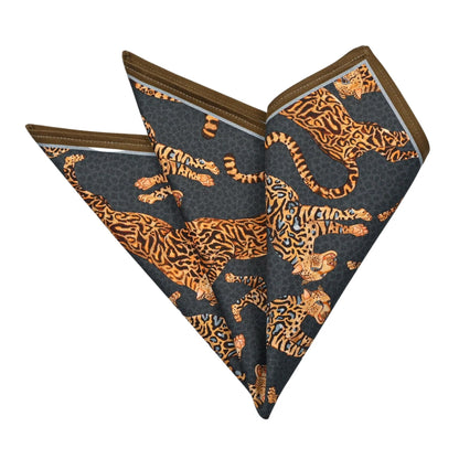 Cheetah Kings Napkins in Night - Set of 2 - Hosted by Kelly Gaudreau
