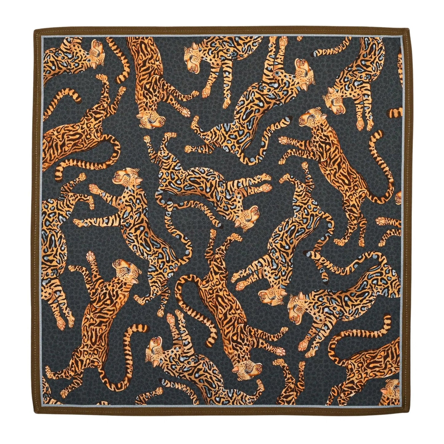 Cheetah Kings Napkins in Night - Set of 2 - Hosted by Kelly Gaudreau