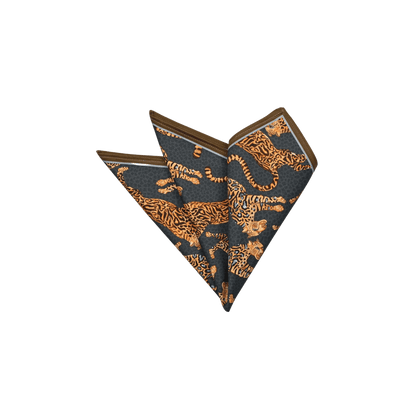 Cheetah Kings Napkins in Night - Set of 2 - Hosted by Kelly Gaudreau