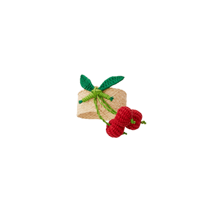 Cherries Napkin Ring - Set of 4 - Hosted by Kelly Gaudreau