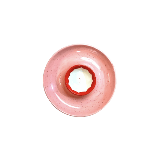 Chip and Dip Plate (Red and Pink) - Hosted by Kelly Gaudreau