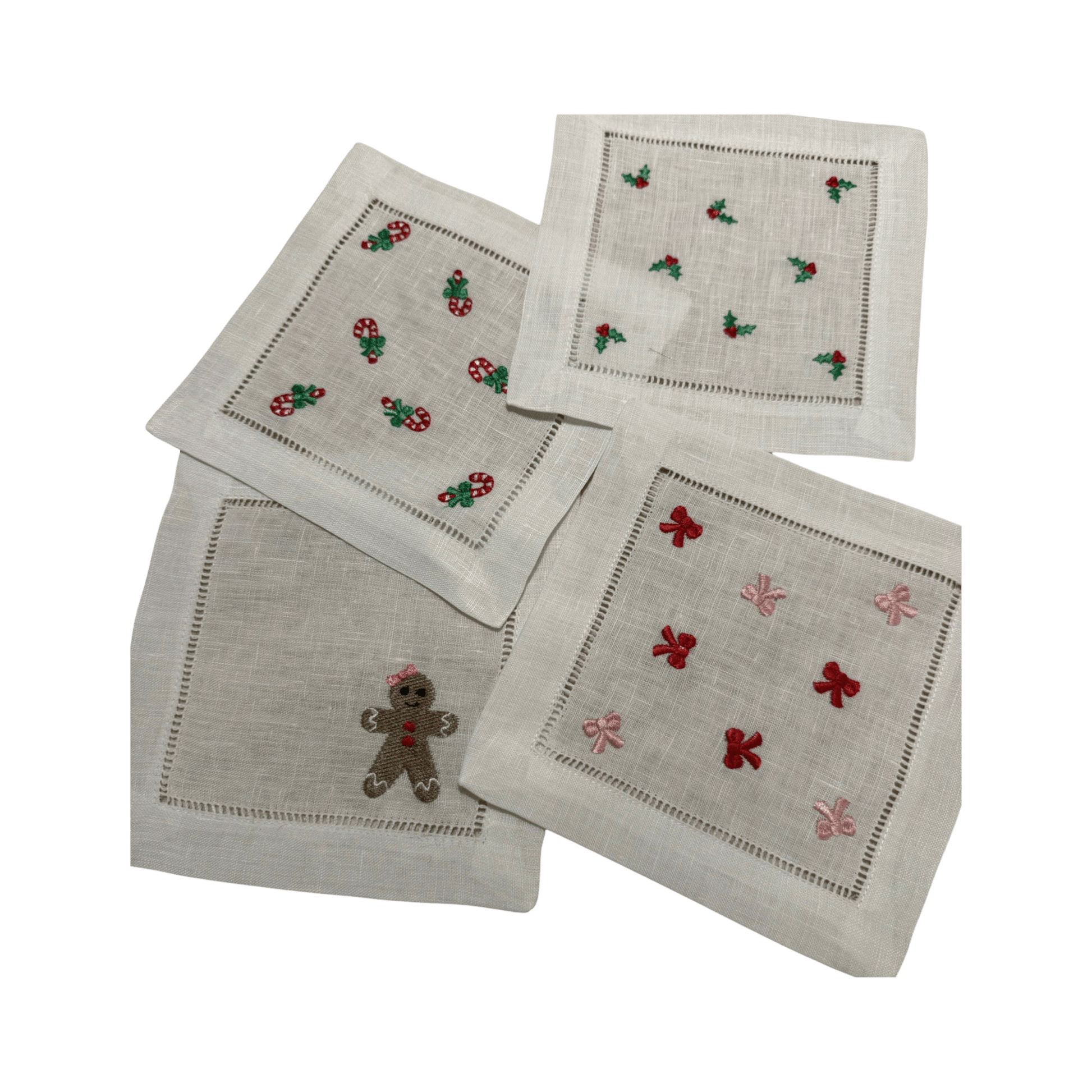 Christmas Cocktail Napkins - Set of 4 - Hosted by Kelly Gaudreau