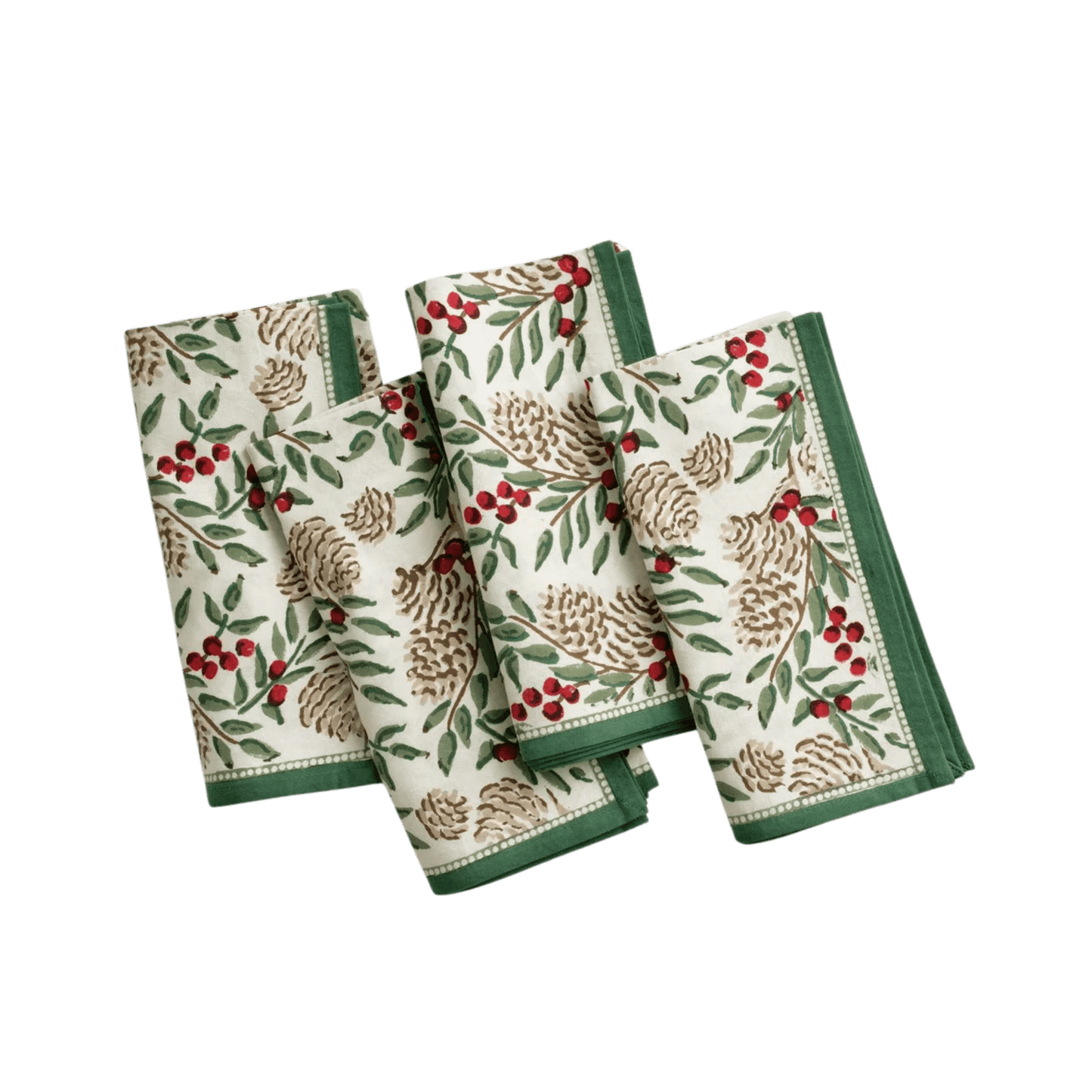 Christmas Garland Napkins - Set of 4 - Hosted by Kelly Gaudreau