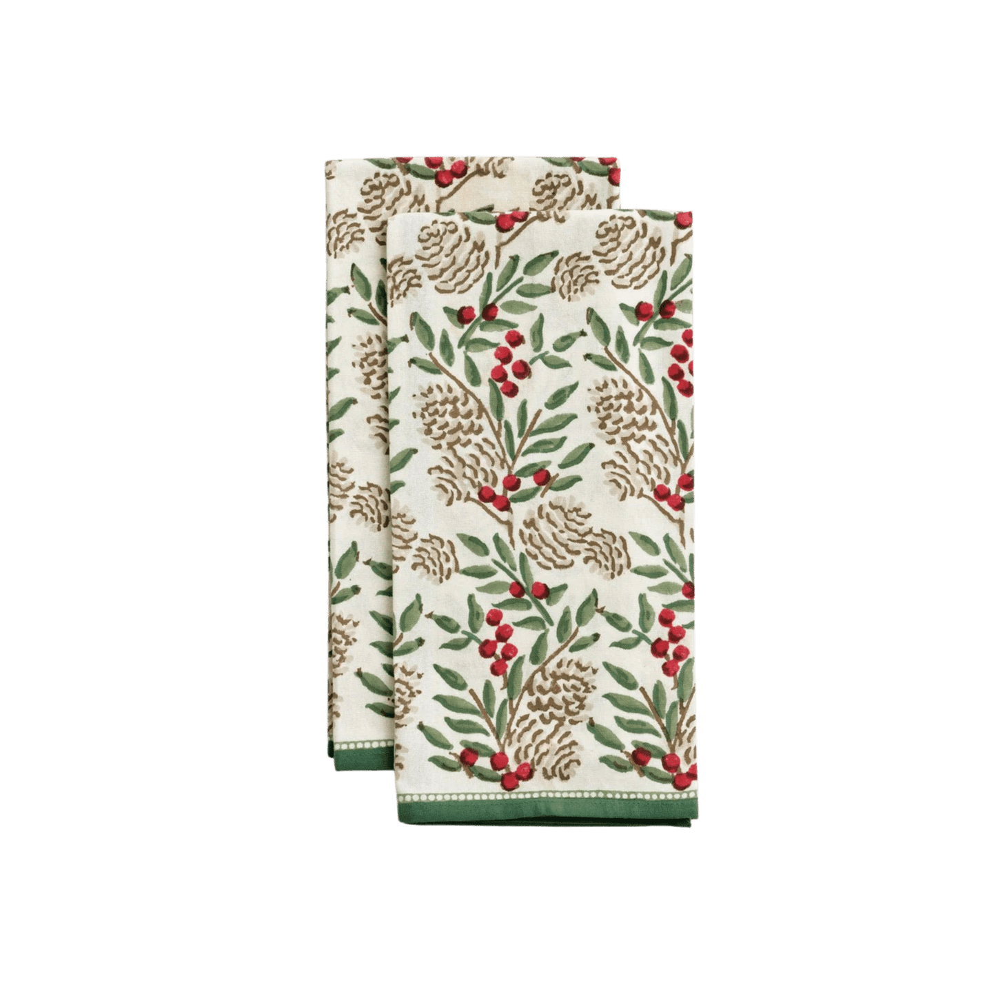 Christmas Garland Tea Towels - Set of 2 - Hosted by Kelly Gaudreau