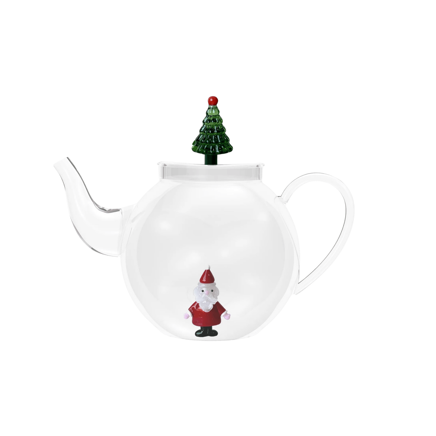 Christmas Tales Santa Claus Teapot with Christmas Tree Lid - Hosted by Kelly Gaudreau