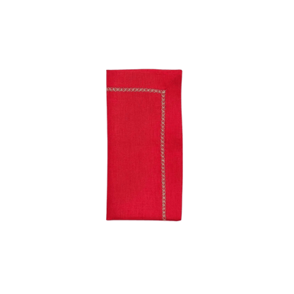 Classic Napkin in Red - Set of 4 - Hosted by Kelly Gaudreau