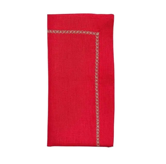 Classic Napkin in Red - Set of 4 - Hosted by Kelly Gaudreau