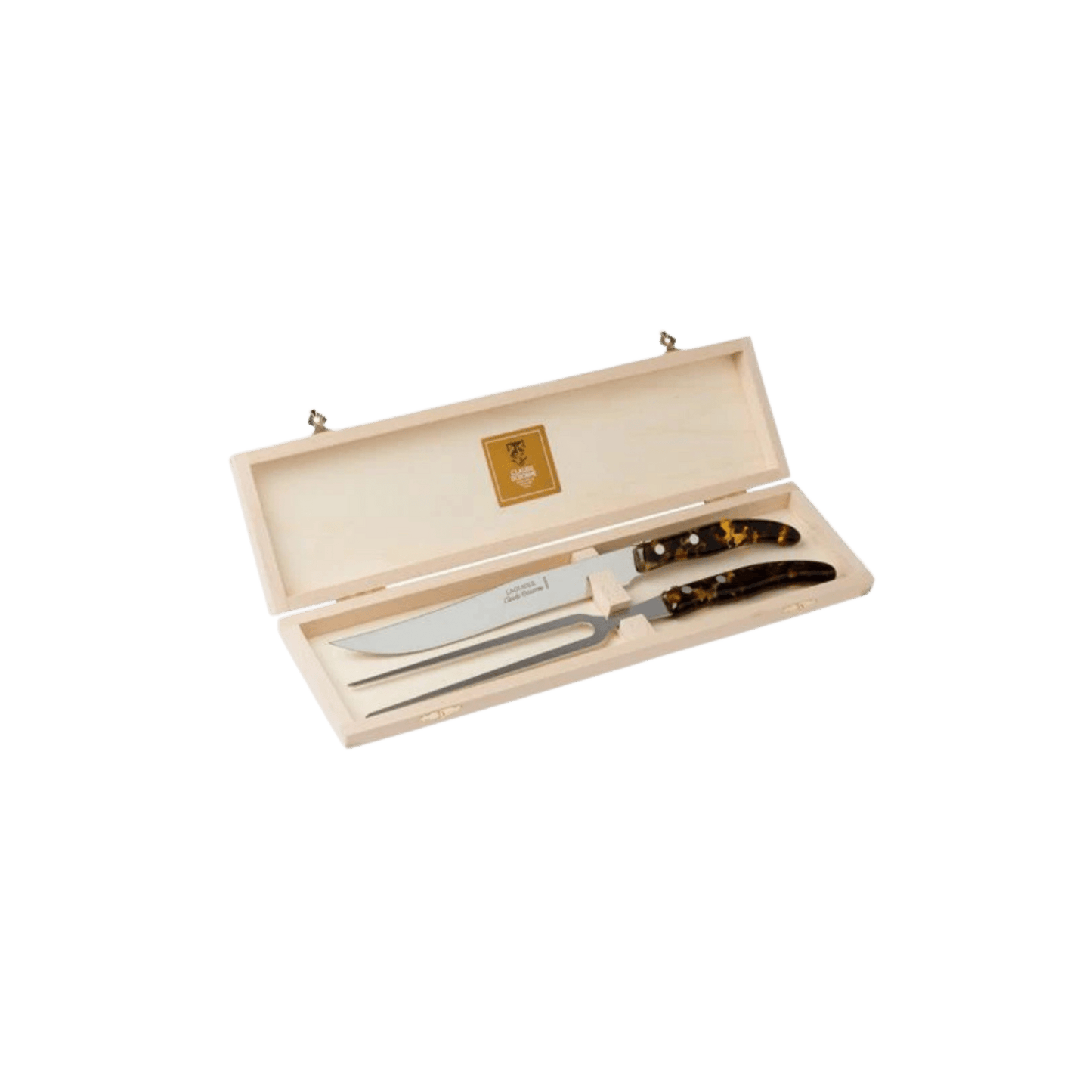 Claude Dozorme Berlingot Laguiole Carving Set - Flake - Hosted by Kelly Gaudreau