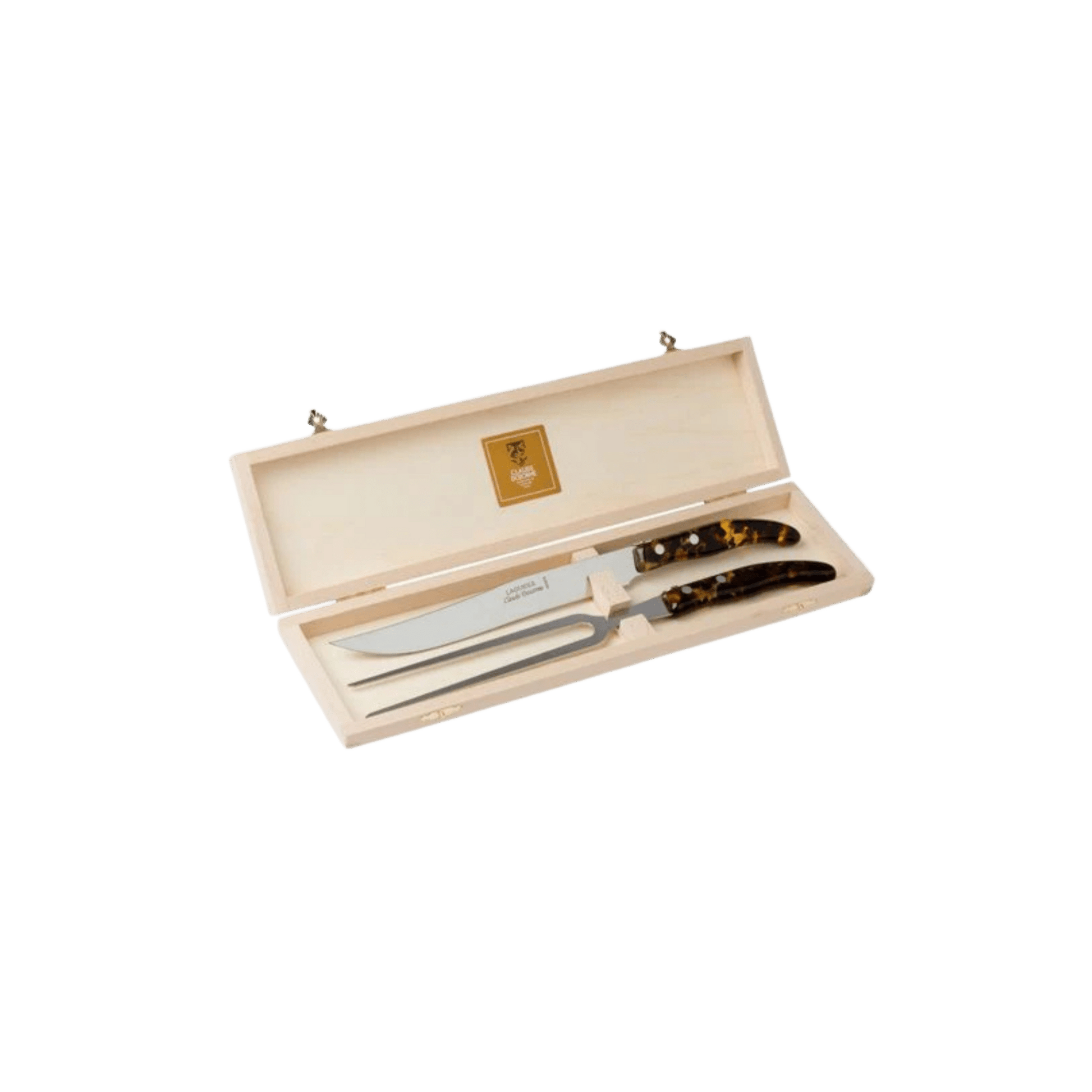 Claude Dozorme Berlingot Laguiole Carving Set - Flake - Hosted by Kelly Gaudreau