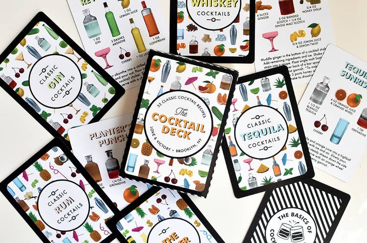 Cocktail Deck - 52 Classic Cocktail Recipe Cards - Hosted by Kelly Gaudreau