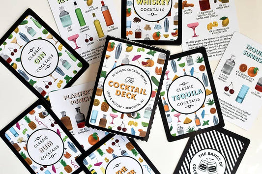 Cocktail Deck - 52 Classic Cocktail Recipe Cards - Hosted by Kelly Gaudreau