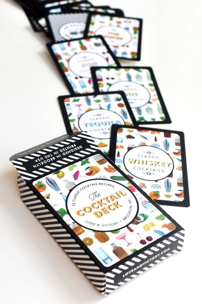Cocktail Deck - 52 Classic Cocktail Recipe Cards - Hosted by Kelly Gaudreau