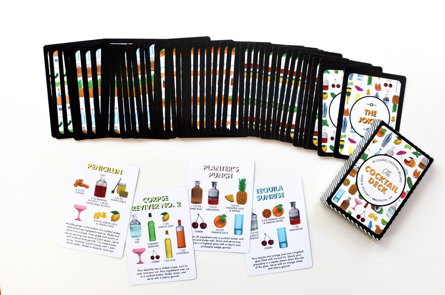 Cocktail Deck - 52 Classic Cocktail Recipe Cards - Hosted by Kelly Gaudreau