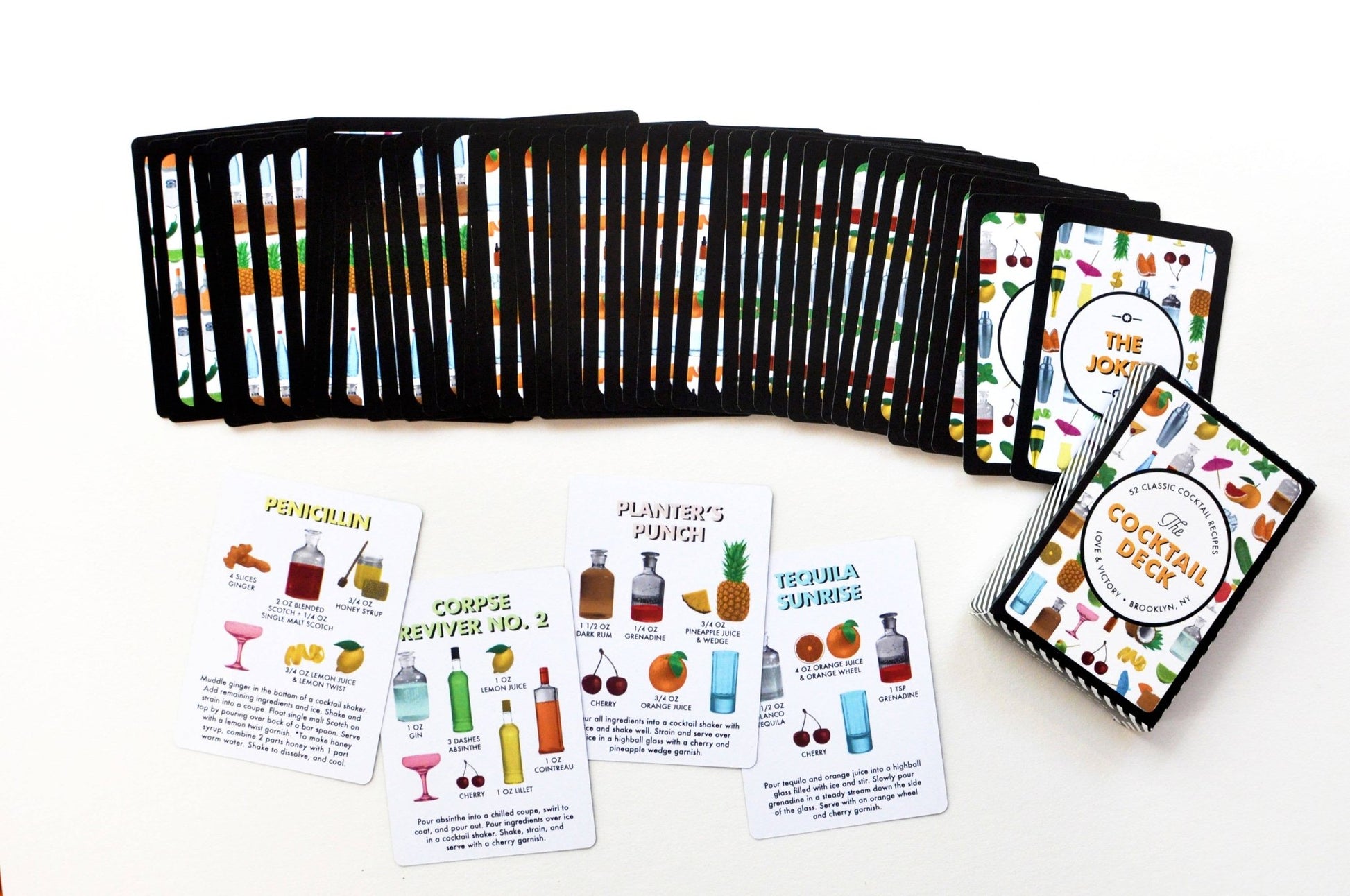 Cocktail Deck - 52 Classic Cocktail Recipe Cards - Hosted by Kelly Gaudreau