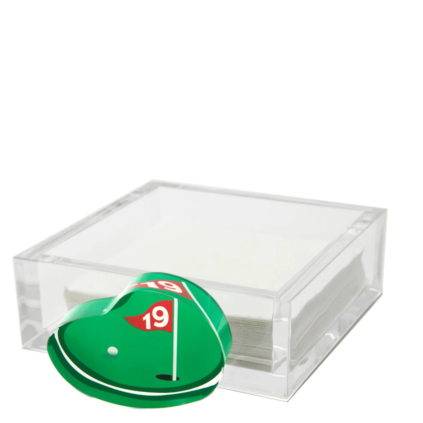 Cocktail Napkin Holder - 19th Hole - Hosted by Kelly Gaudreau