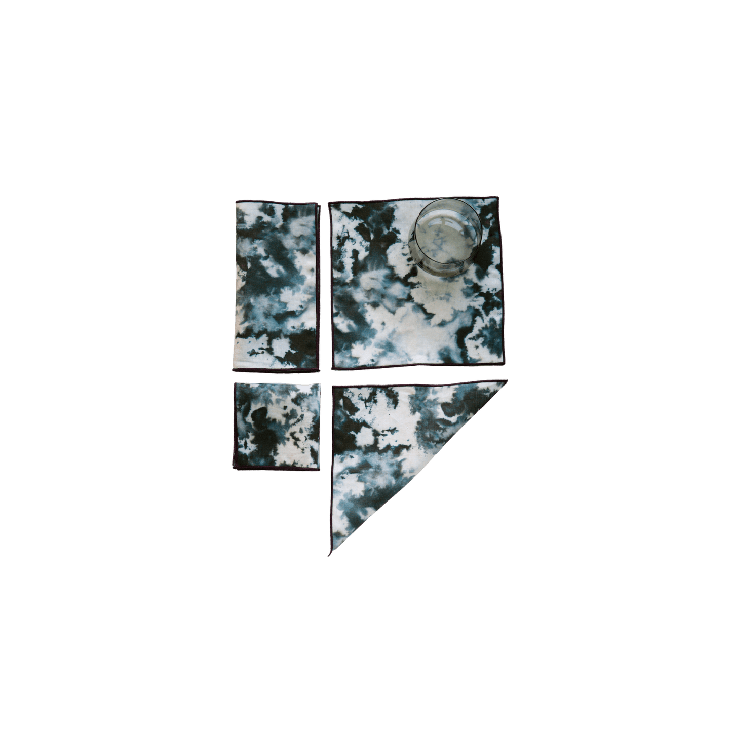 Cocktail Napkins Grey Marble Set of 2 - Hosted by Kelly Gaudreau