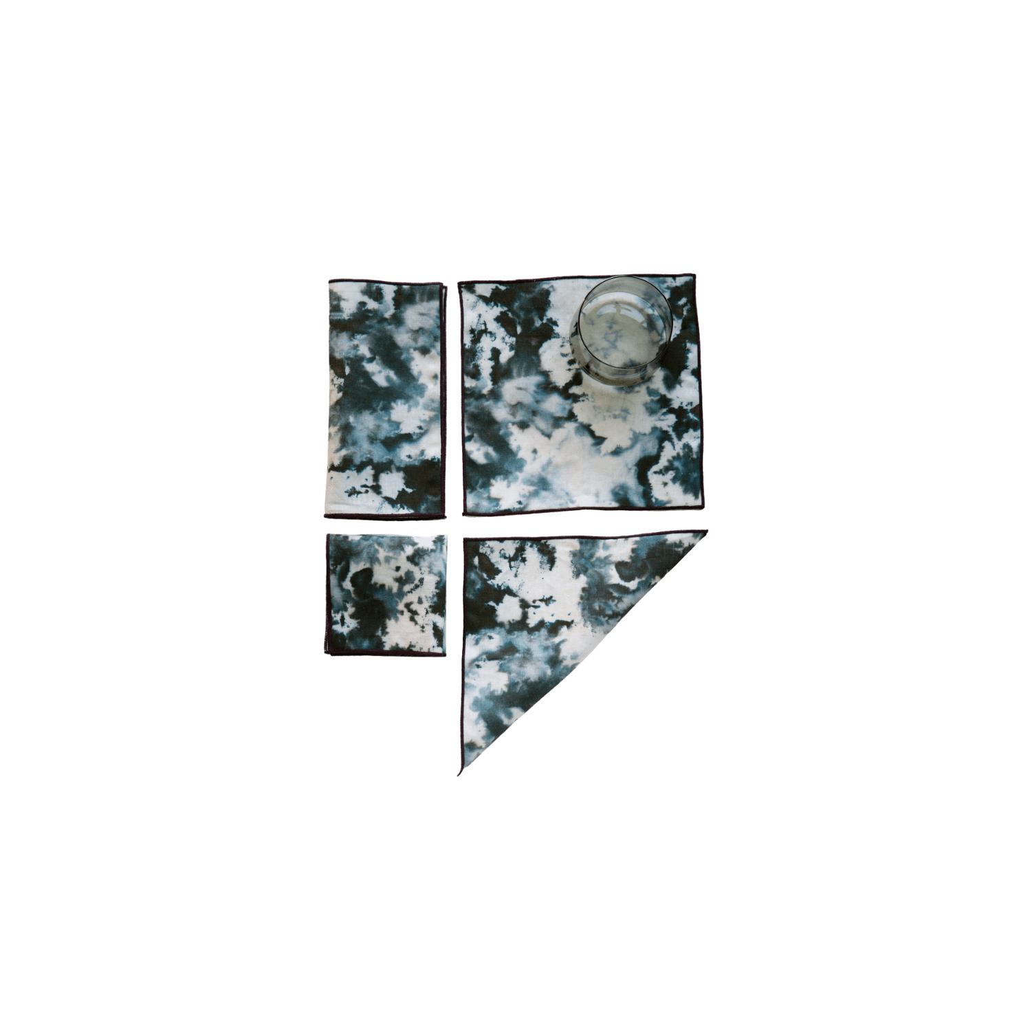 Cocktail Napkins Grey Marble Set of 2 - Hosted by Kelly Gaudreau