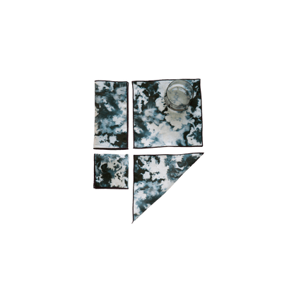 Cocktail Napkins Grey Marble Set of 2 - Hosted by Kelly Gaudreau