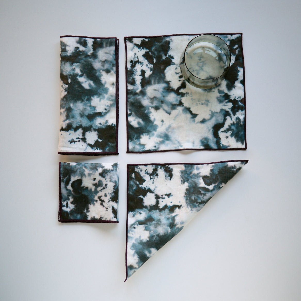 Cocktail Napkins Grey Marble Set of 2 - Hosted by Kelly Gaudreau