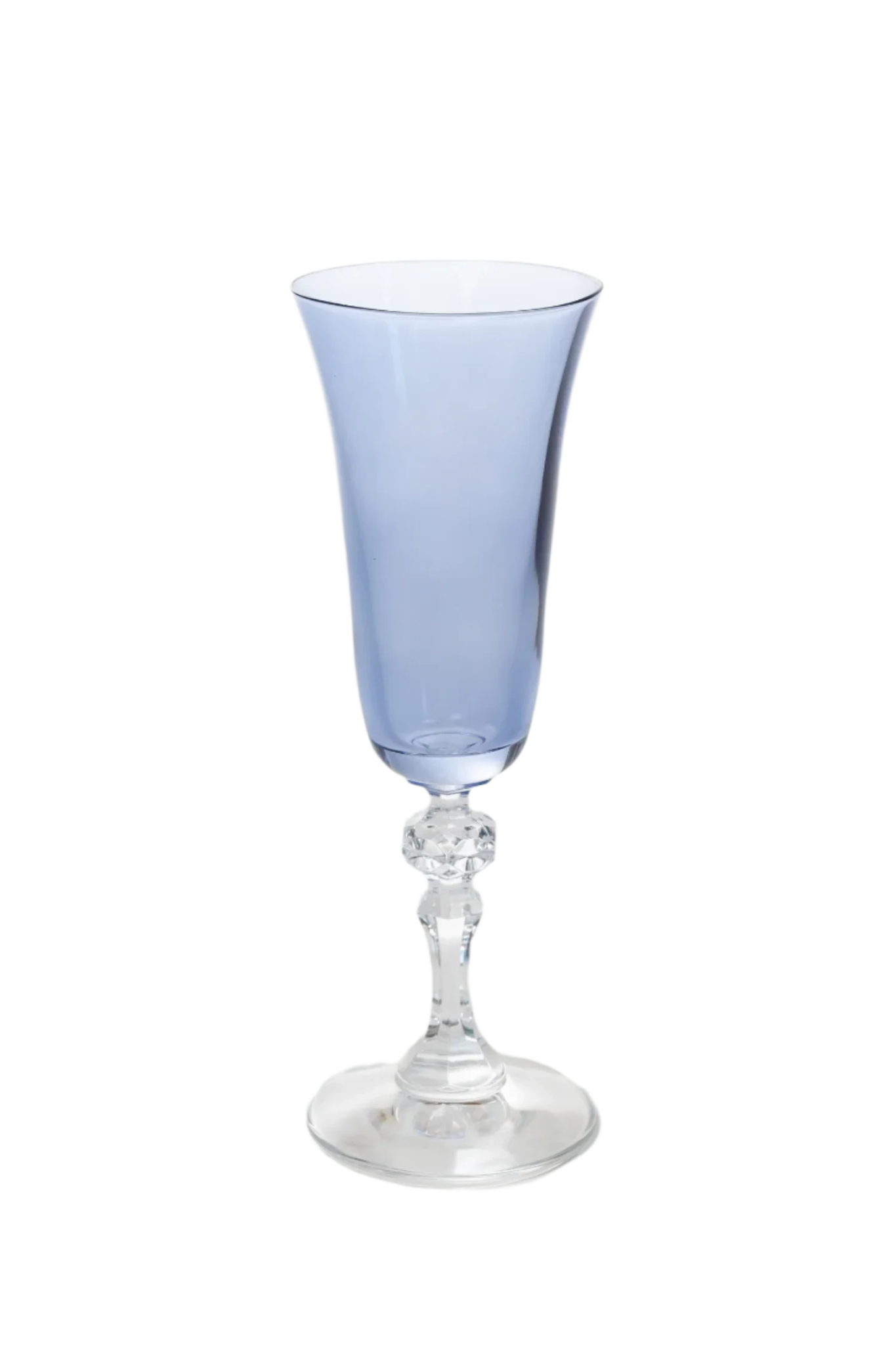 Colored Regal Flute With Clear Stem - Cobalt Blue Set of 6 - Hosted by Kelly Gaudreau