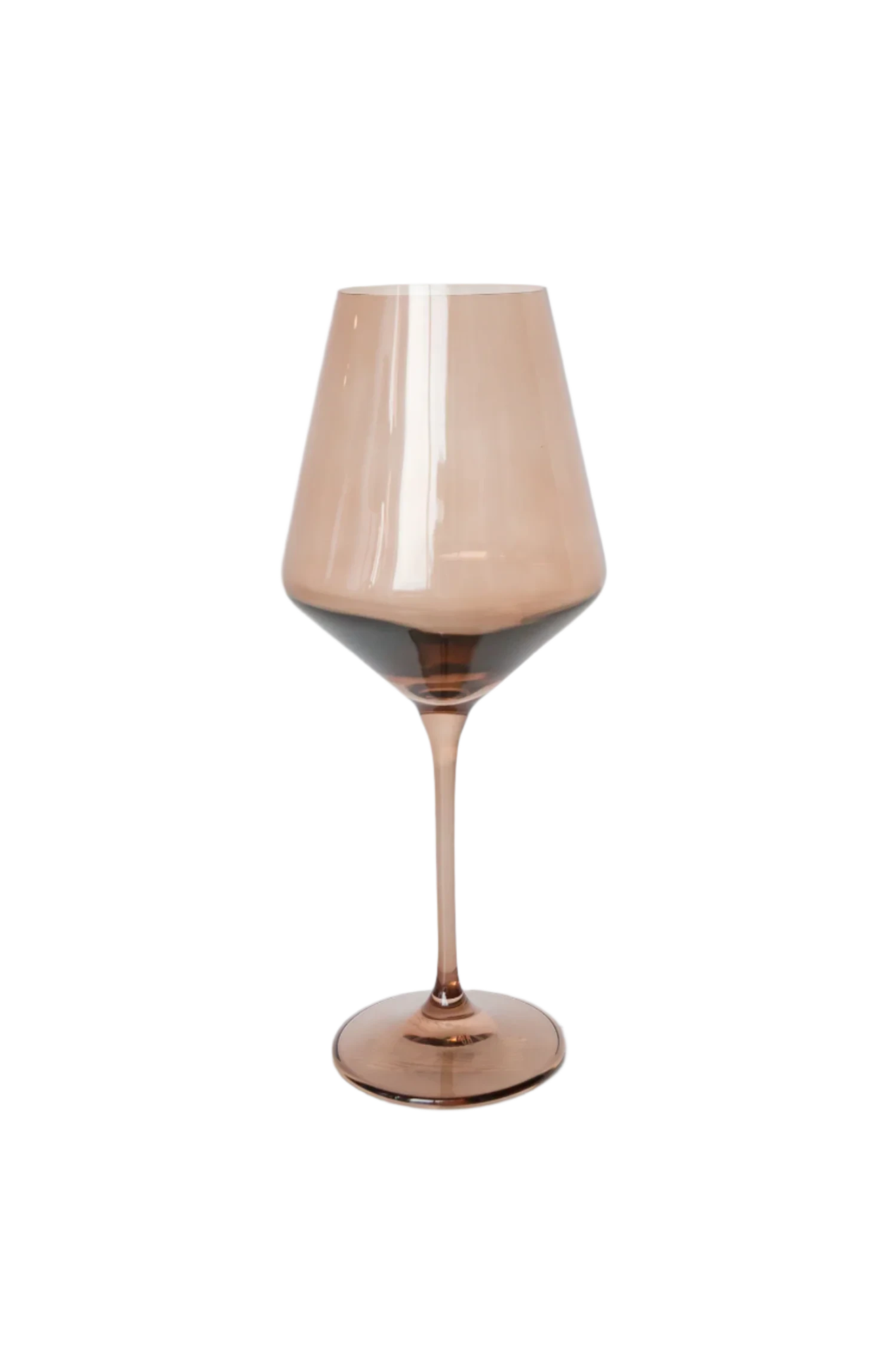 Colored Wine Stemware - Amber Smoke Set of 6 - Hosted by Kelly Gaudreau