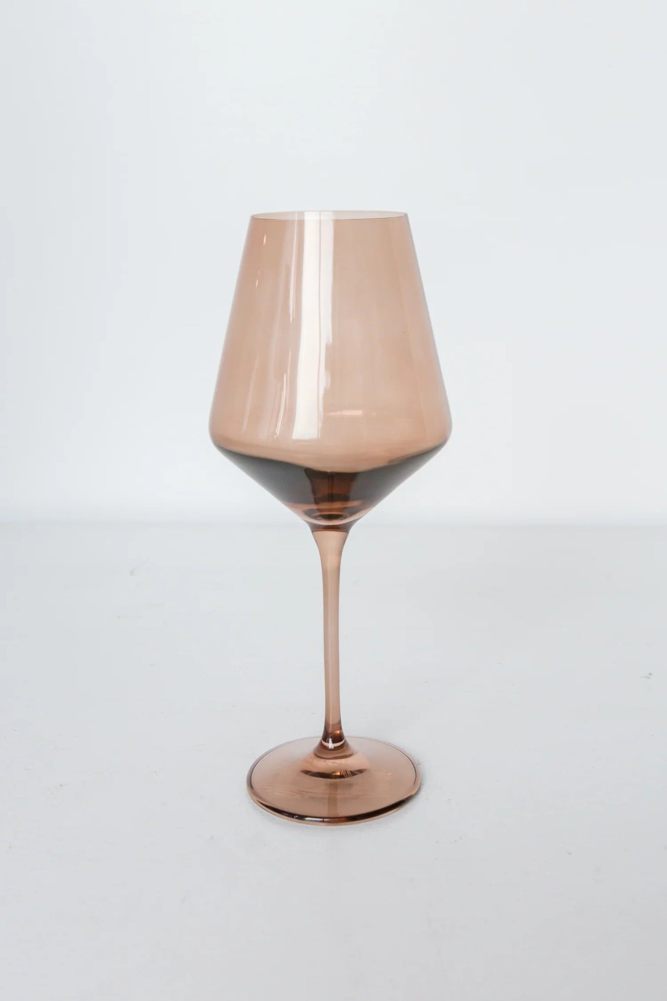 Colored Wine Stemware - Amber Smoke Set of 6 - Hosted by Kelly Gaudreau