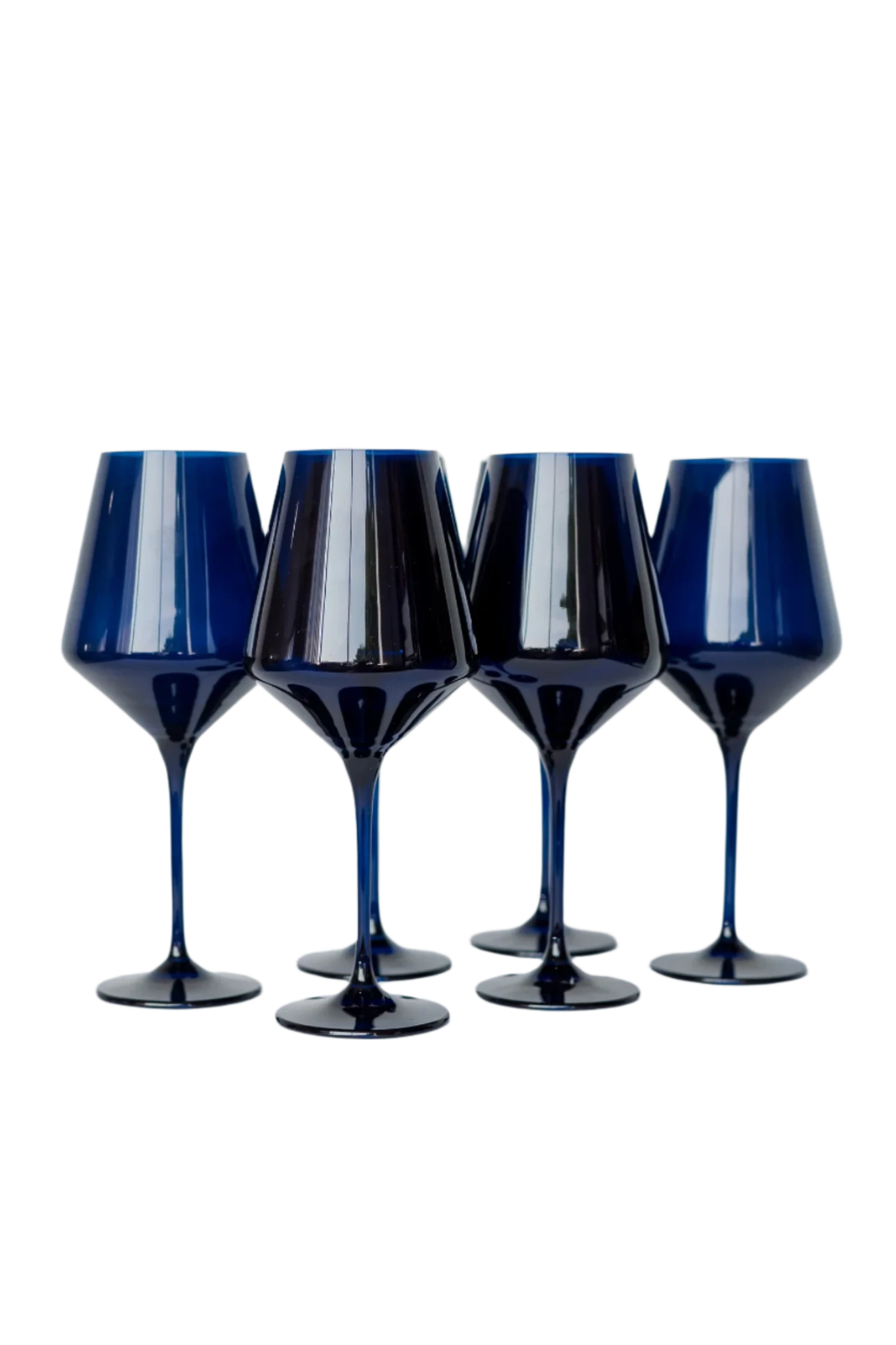 Colored Wine Stemware - Midnight Blue Set of 6 - Hosted by Kelly Gaudreau