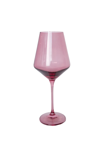 Colored Wine Stemware - Rose Set of 6 - Hosted by Kelly Gaudreau