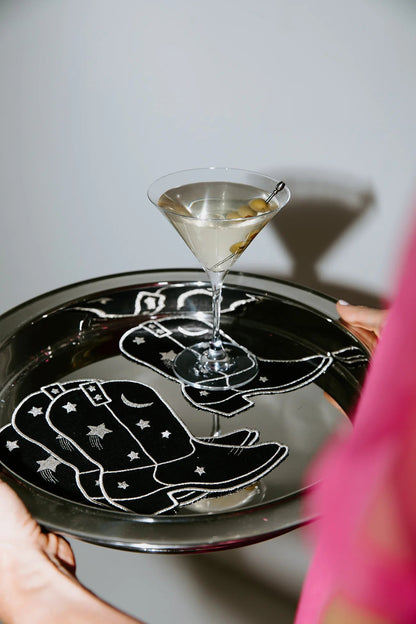 Cowboy Boot Cocktail Napkin - Set of 4 - Hosted by Kelly Gaudreau