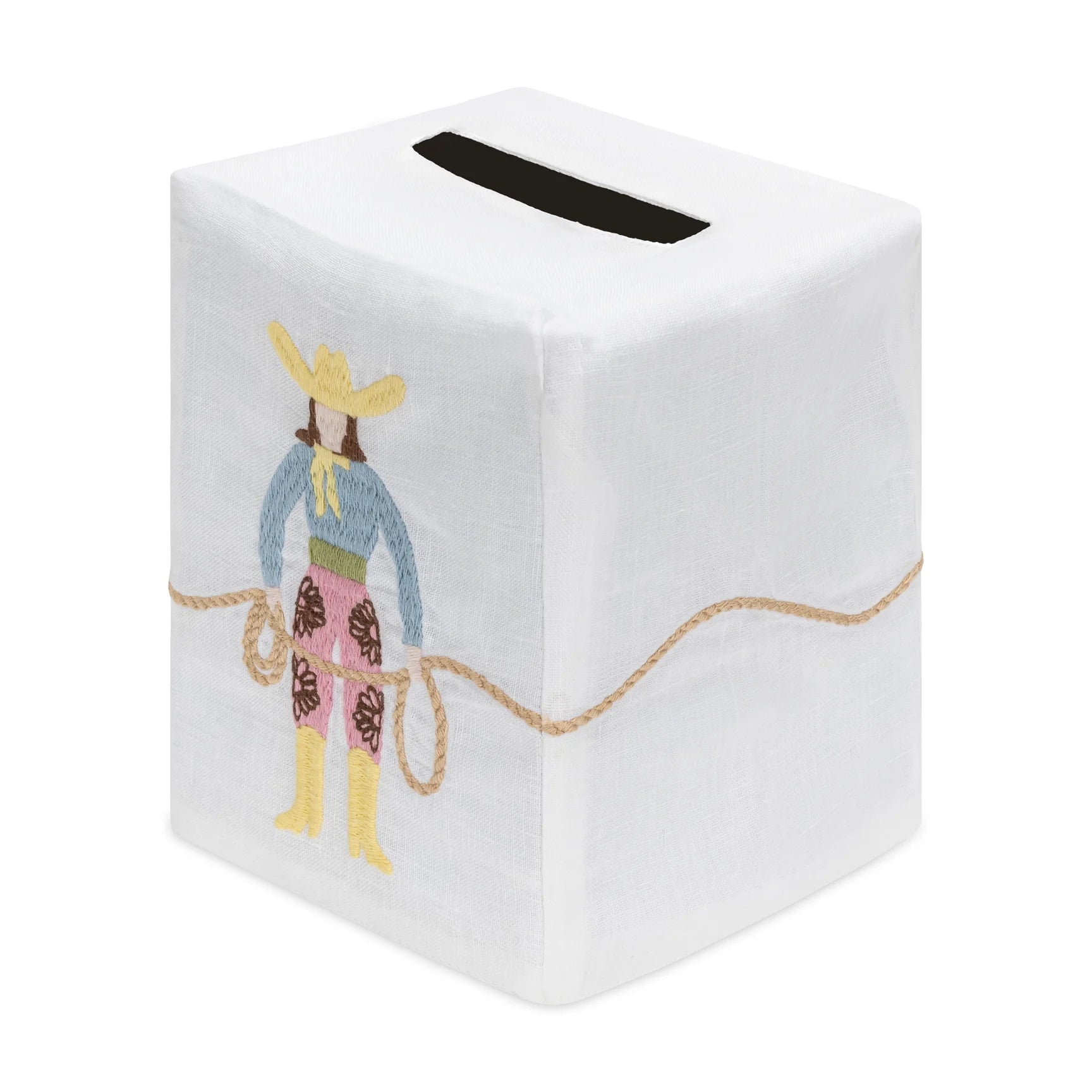Cowgirl Tissue Box Cover - Hosted by Kelly Gaudreau
