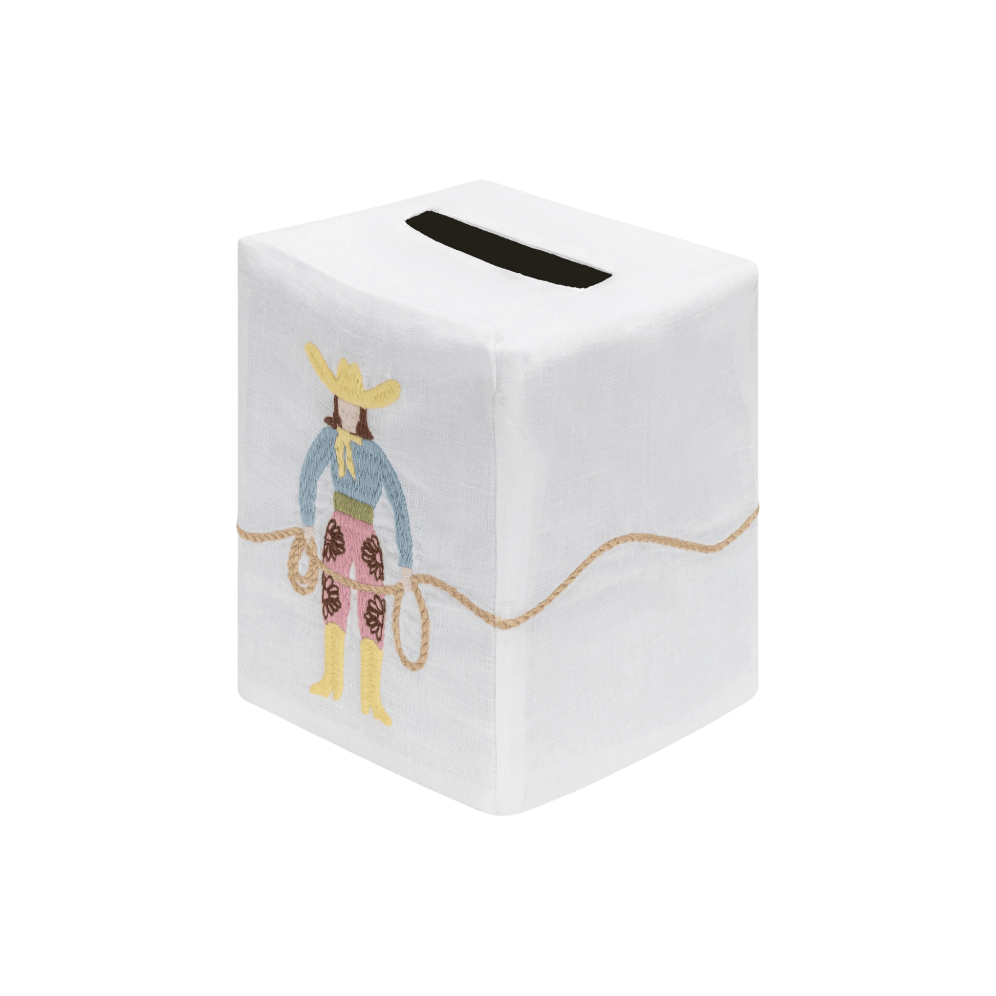 Cowgirl Tissue Box Cover - Hosted by Kelly Gaudreau