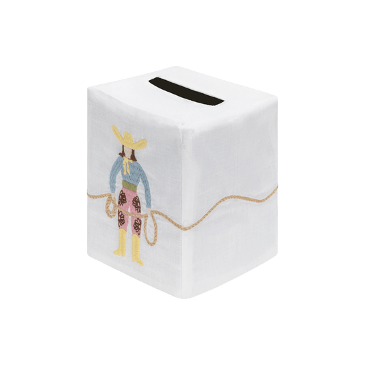 Cowgirl Tissue Box Cover - Hosted by Kelly Gaudreau