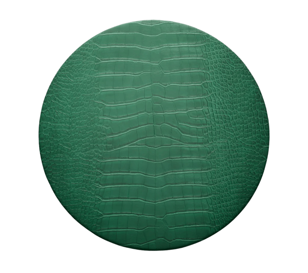 Croco Placemats in Emerald - Set of 4 - Hosted by Kelly Gaudreau