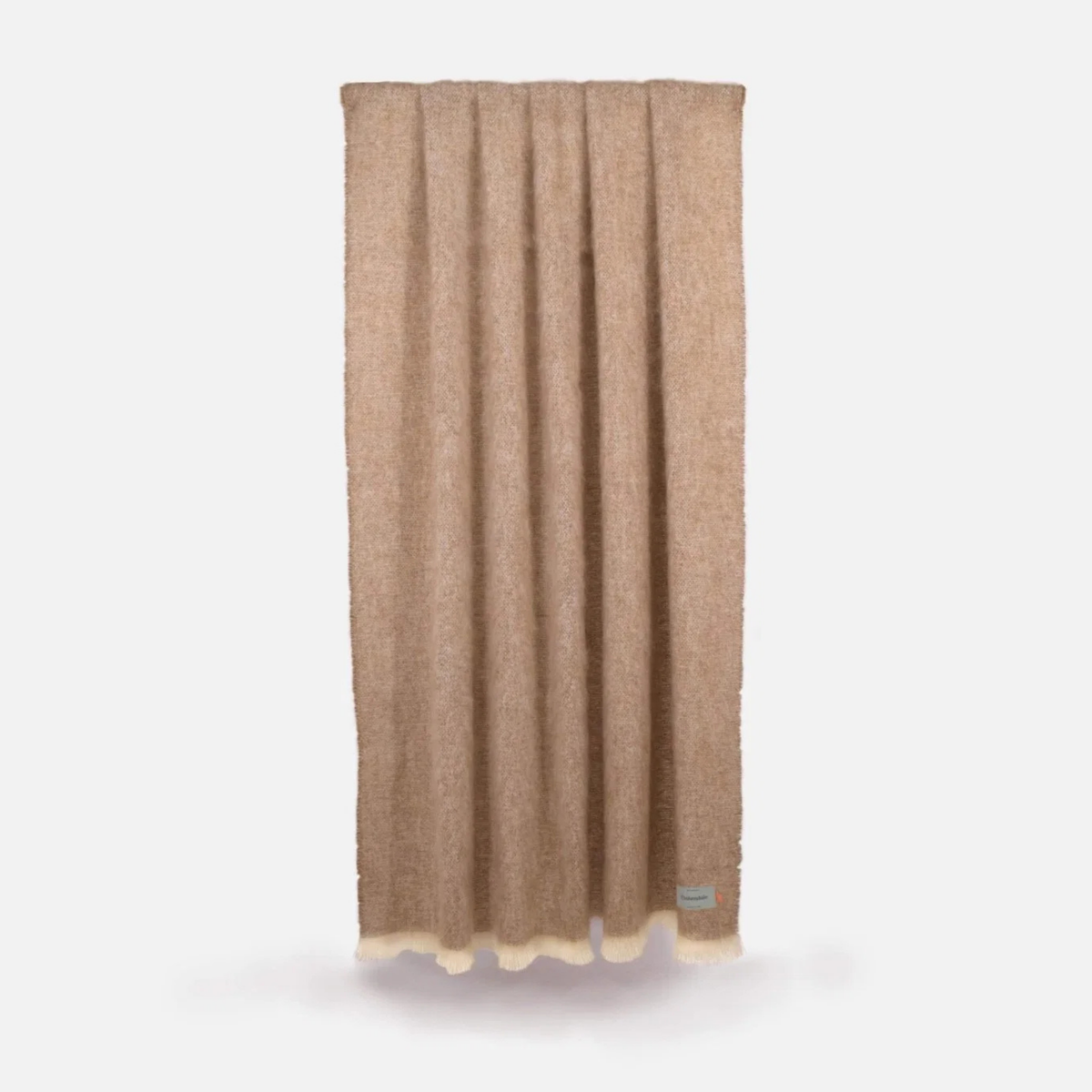 Mooneen Mohair Throw Blanket - Cocoa
