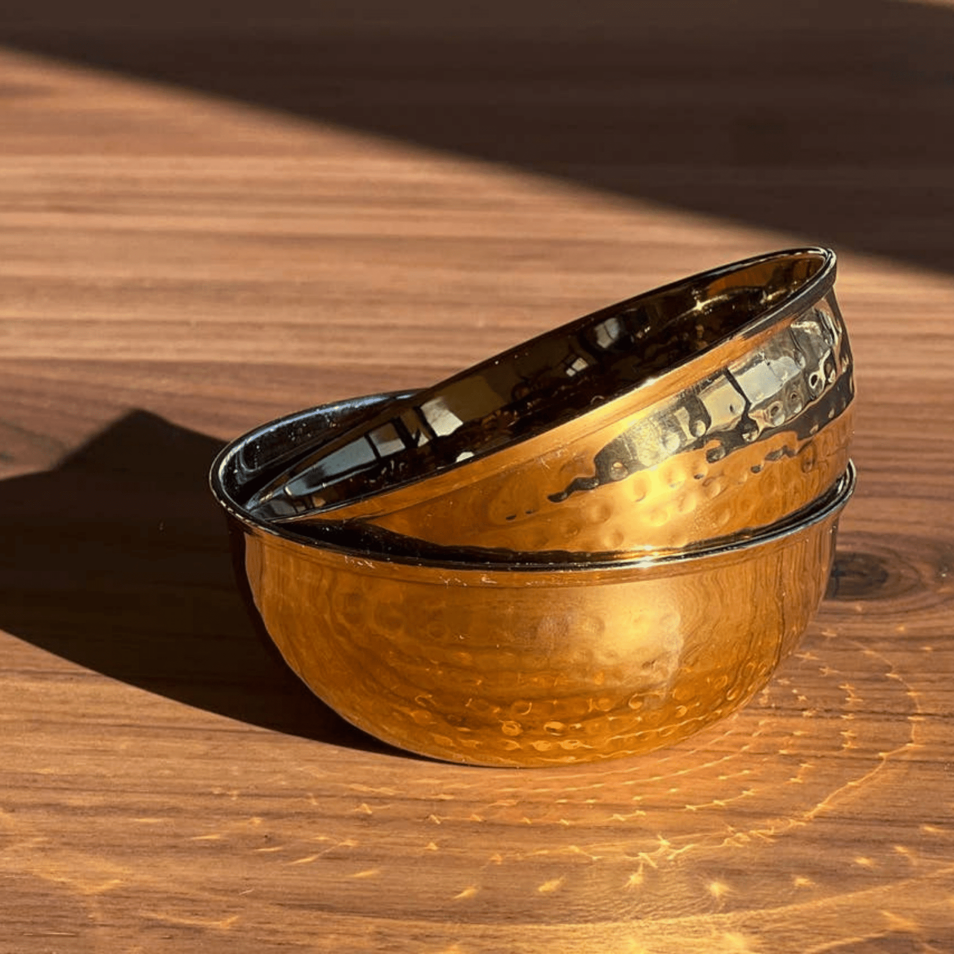 Dal Serving Bowl - Hammered Stainless Steel - Hosted by Kelly Gaudreau
