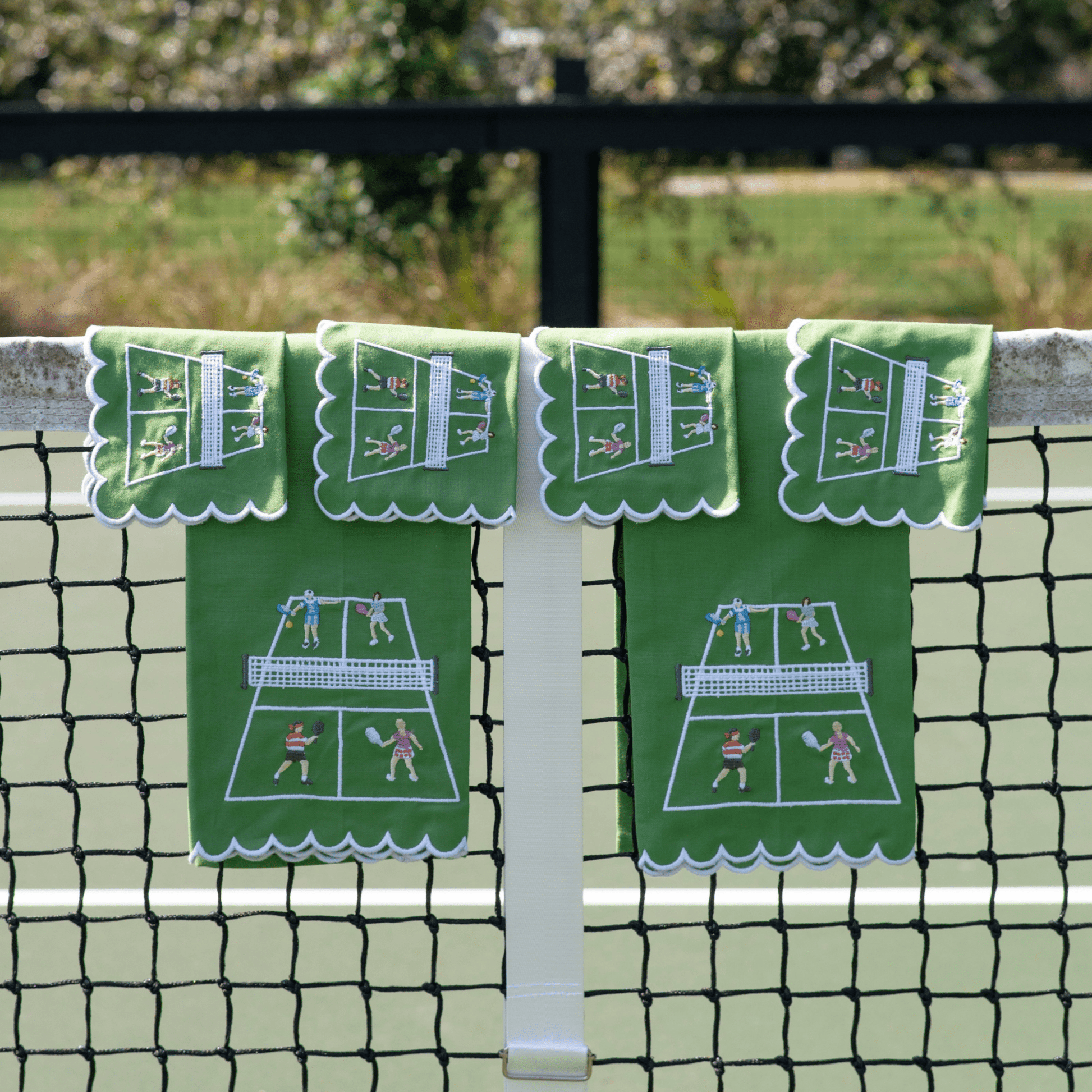Day at the Courts Cocktail Napkins - Set of 4 - Hosted by Kelly Gaudreau