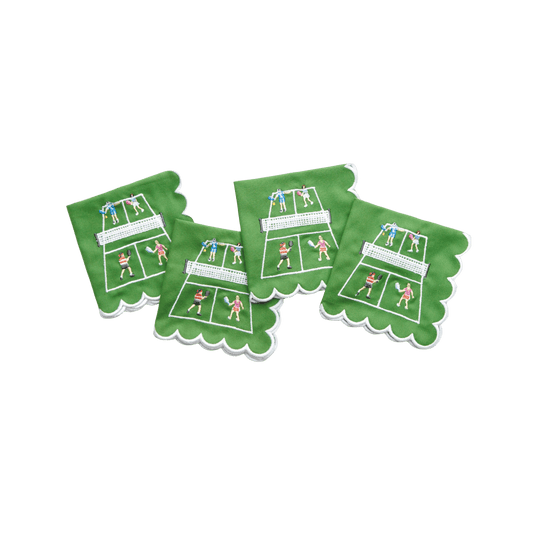 Day at the Courts Cocktail Napkins - Set of 4 - Hosted by Kelly Gaudreau