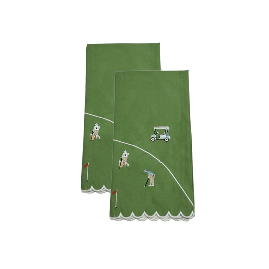 Day at the Golf Course Tea Towels - Set of 2 - Hosted by Kelly Gaudreau