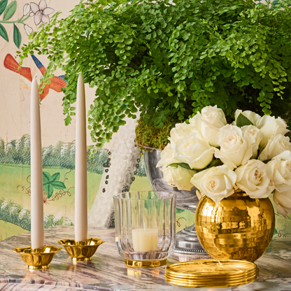 Delmara Crystal Hurricane Votive Holder - Hosted by Kelly Gaudreau