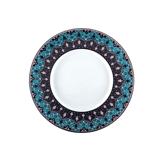 Dhara Peacock Dinner Plate - Hosted by Kelly Gaudreau