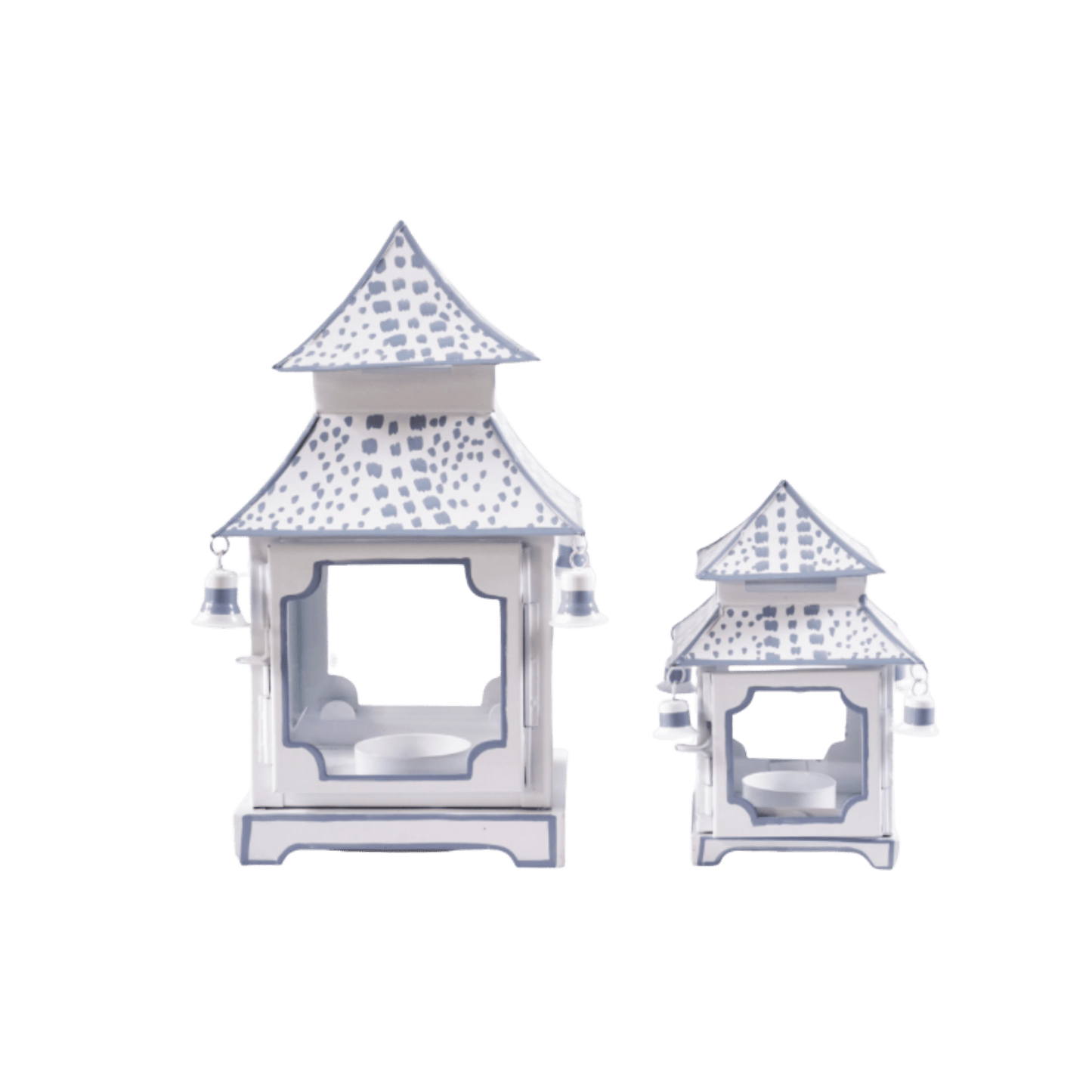 Dot French Blue Pagoda Lantern - Hosted by Kelly Gaudreau