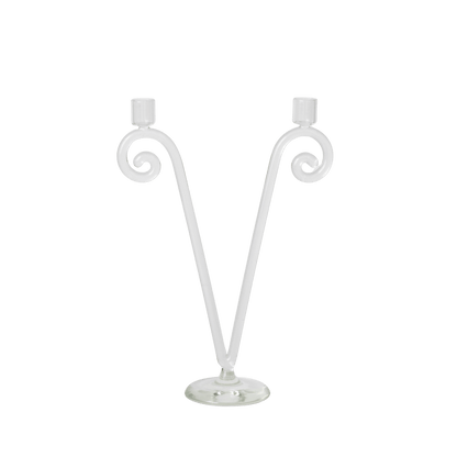 Double Stem Spiral Candleholder - Hosted by Kelly Gaudreau