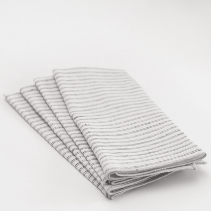 Eliot Ticking Napkin - Set of 4 - Hosted by Kelly Gaudreau