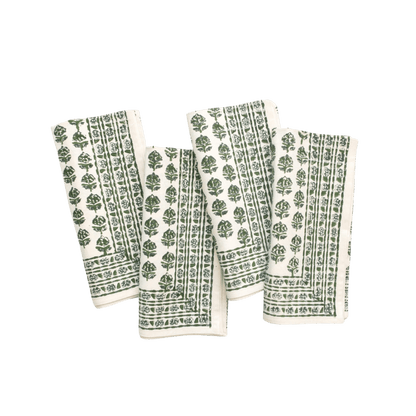 Elise Green Napkins - Set of 4 - Hosted by Kelly Gaudreau