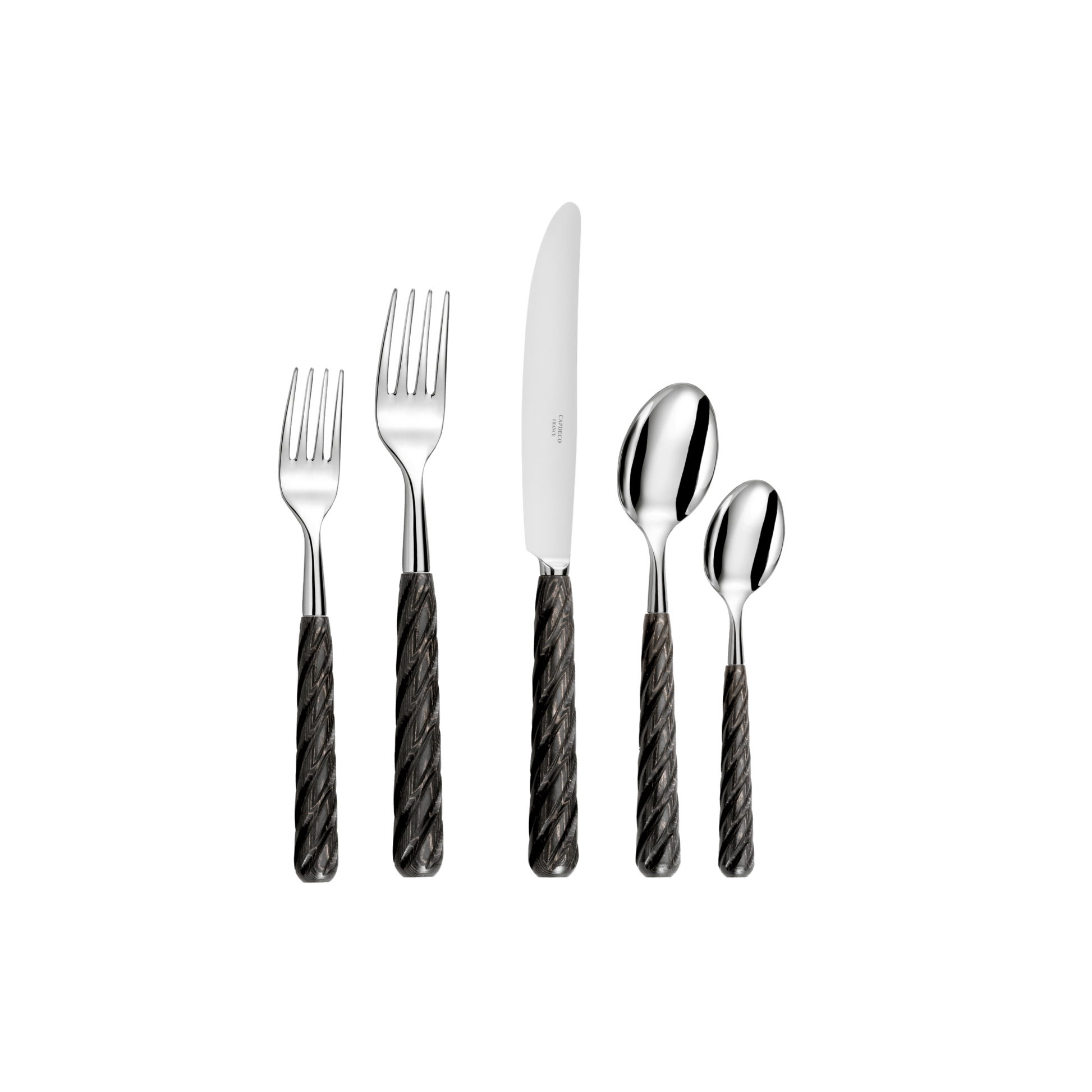 Ellipse Wood 5 Piece Place Setting - Hosted by Kelly Gaudreau