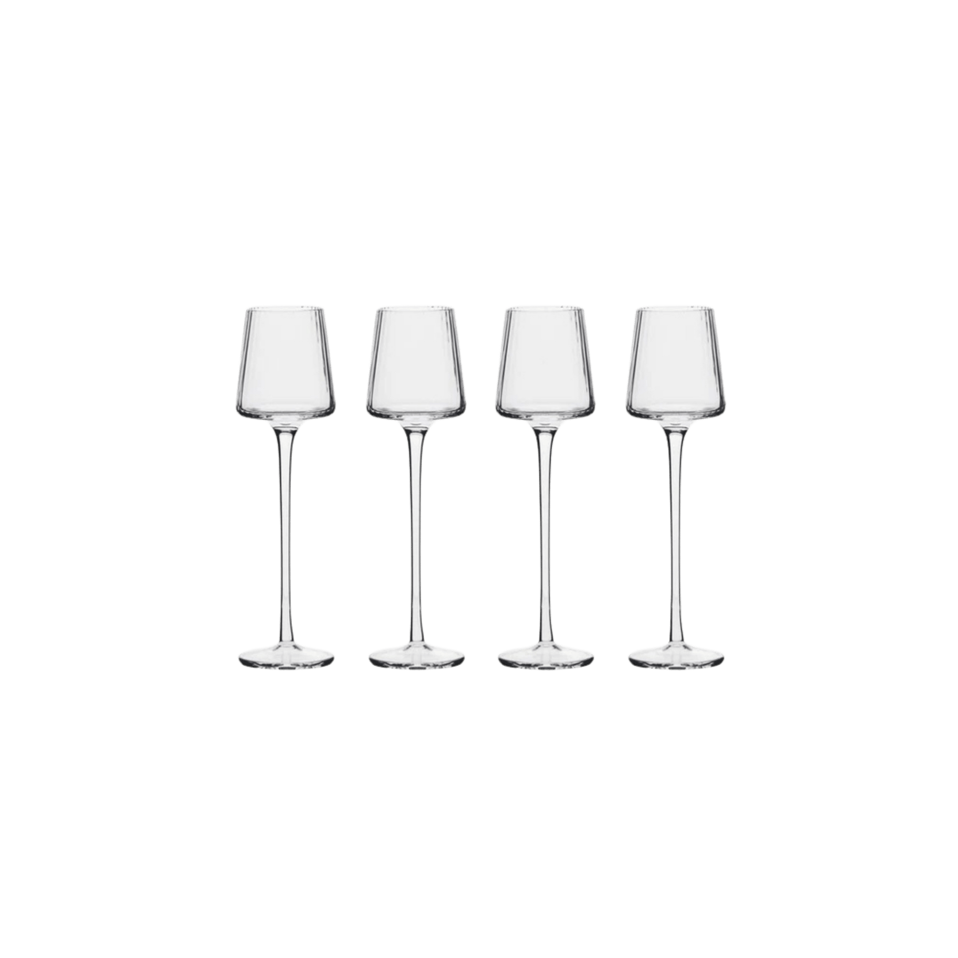 Empire Clear Cordial Glasses - Set of 4 - Hosted by Kelly Gaudreau
