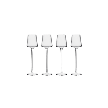 Empire Clear Cordial Glasses - Set of 4 - Hosted by Kelly Gaudreau